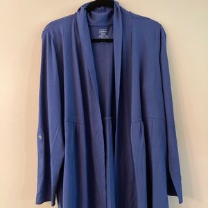 LL Bean Supima cotton modal blend open cardigan, XL